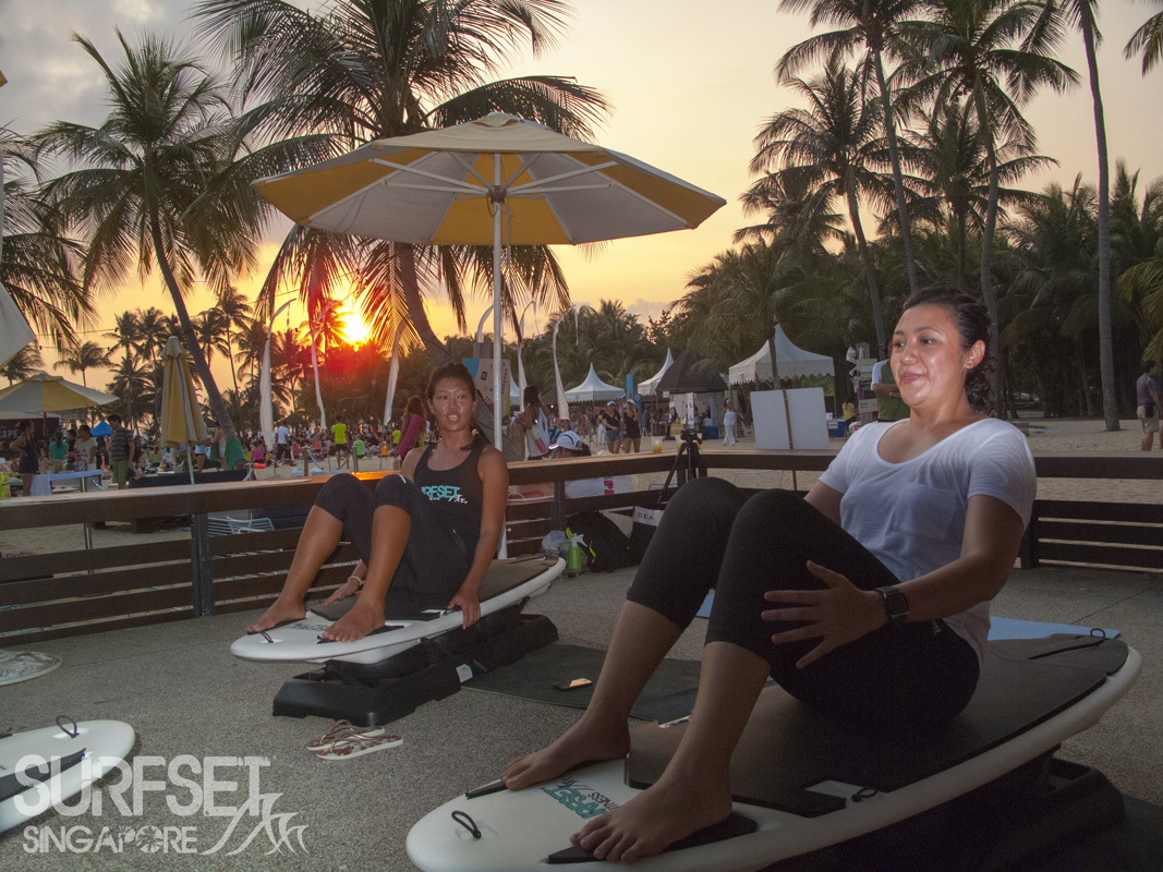 Surfset Soulscape 2014 yoga movements sunset