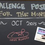 Challenge poses October Wave runners side plank reverse plank