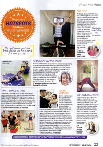 Cosmopolitan What's Hot balance exercises core moves