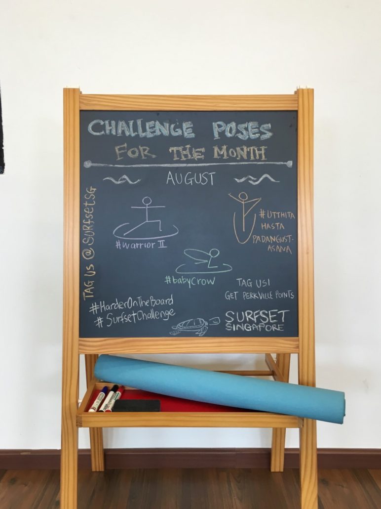 August 2016 Surfset Yoga challenge pose