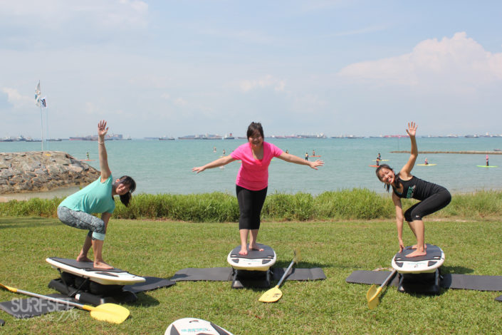 Unique exercises at SURFSET