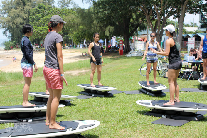 Limaran conducting fitness training