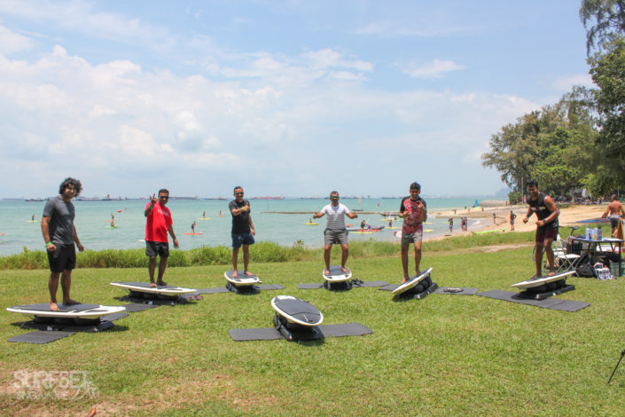 Fitness class at the East, Singapore