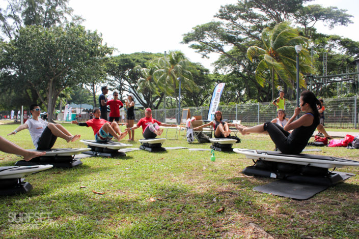 Group fitness class