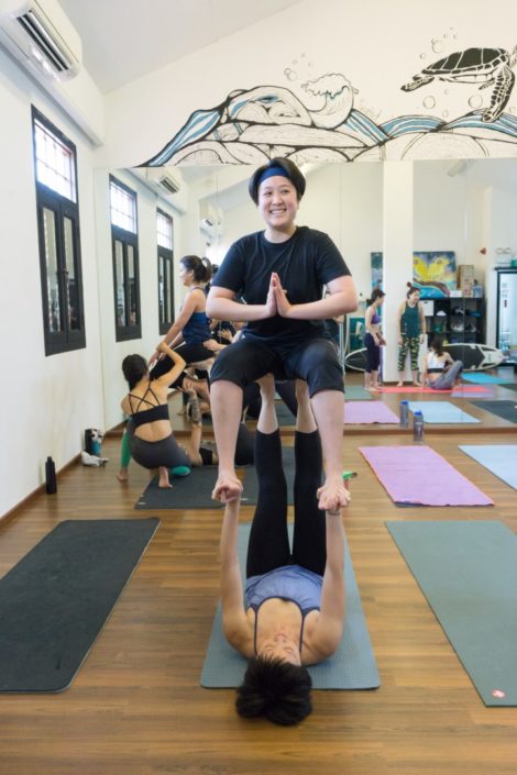 Mei Wen with Tian as base - Chair Pose (Utkatasana)